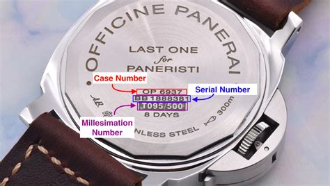 where is the serial number on panerai watches|Panerai serial numbers uk.